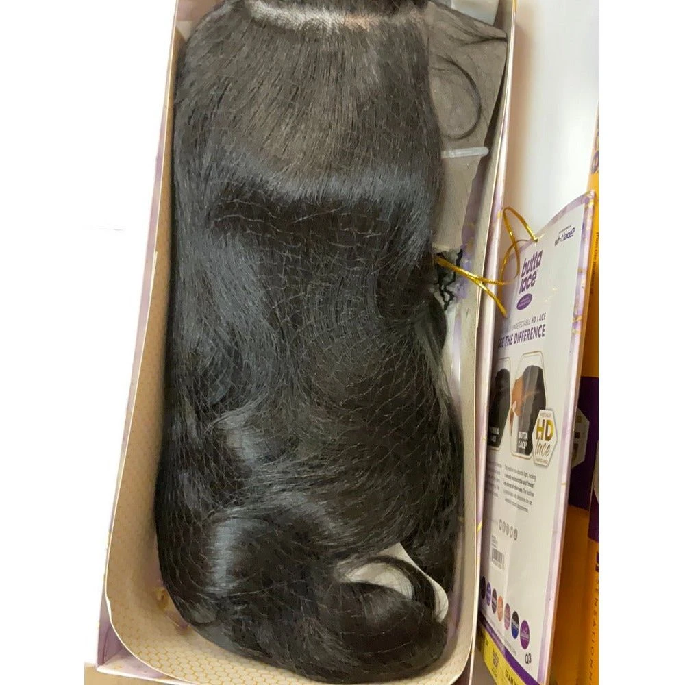 Sensationnel Butta Lace Human Hair Blend HD Lace Wig - Glam Wave 24" 10 Sensationnel Butta Lace Human Hair Blend HD Lace Wig - Glam Wave 24" - Image 8