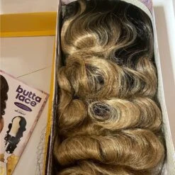 Sensationnel Butta Lace HD Human‑Blend Wig – Loose Deep 24″ -Beauty Exchanges sensationnel butta lace human hair blend lace front wig loose deep 24 547976