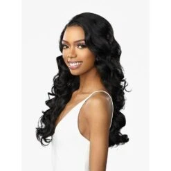 Sensationnel Butta Lace HD Human‑Blend Wig – Loose Deep 24″ -Beauty Exchanges sensationnel butta lace human hair blend lace front wig loose deep 24 967483