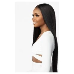 Sensationnel Butta Lace Human Hair Blend Lace Front Wig - Straight 32" -Beauty Exchanges sensationnel butta lace human hair blend lace front wig straight 32 918872
