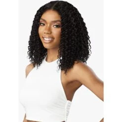 Beauty Exchanges -Beauty Exchanges sensationnel butta lace wet wavy human hair blend hd lace front wig water wave 12 409539