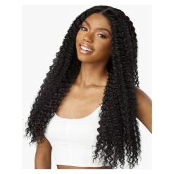 Sensationnel Butta Lace Wet & Wavy Human Hair Blend HD Lace Front Wig - Water Wave 26" -Beauty Exchanges sensationnel butta lace wet wavy human hair blend hd lace front wig water wave 26 629510