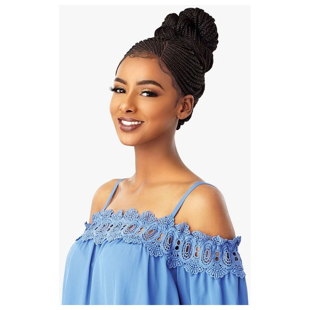 Sensationnel Cloud 9 13x5 Synthetic Lace Front Wig - Side Part Cornrow 5 Sensationnel Cloud 9 13x5 Synthetic Lace Front Wig - Side Part Cornrow - Image 3