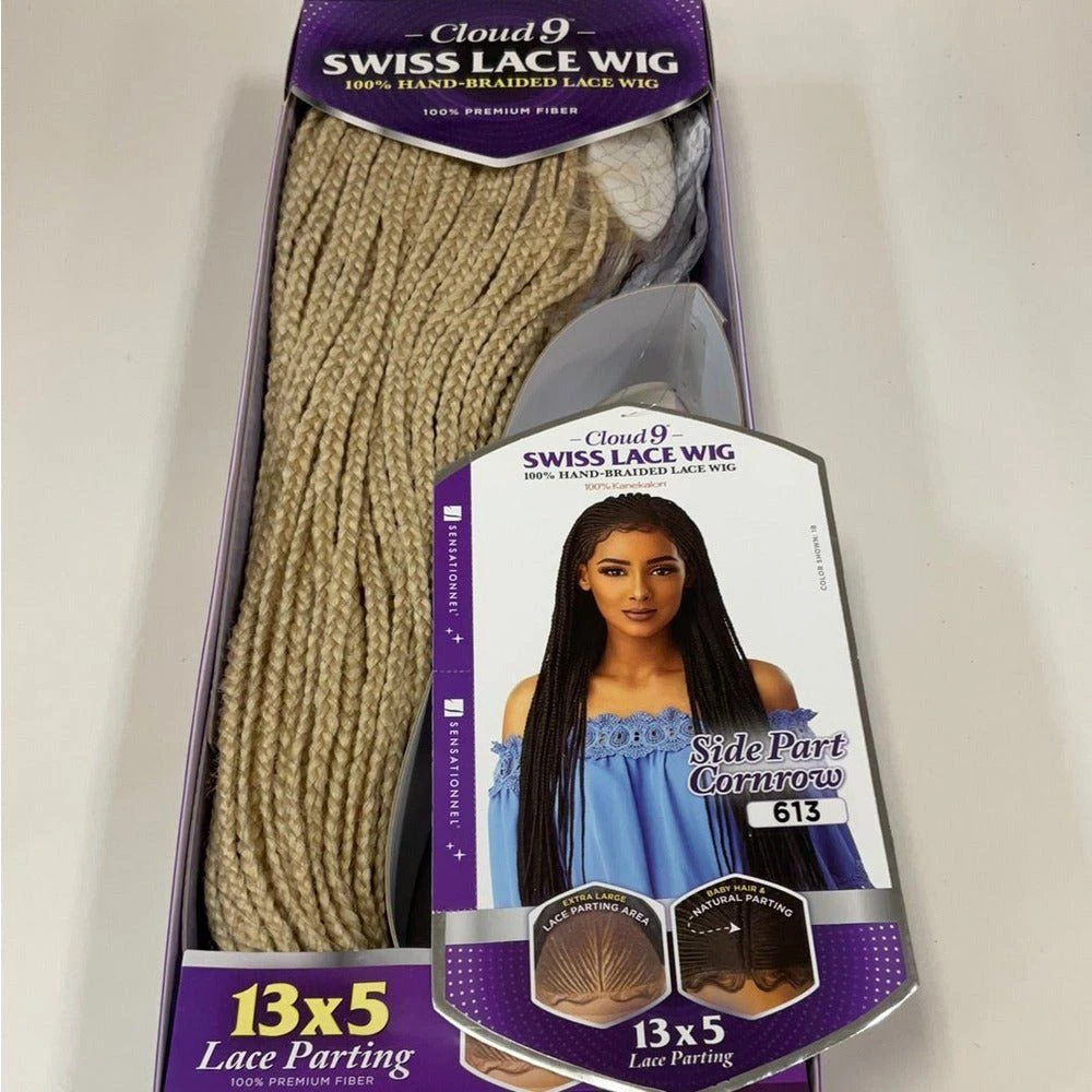 Sensationnel Cloud 9 13x5 Synthetic Lace Front Wig - Side Part Cornrow 7 Sensationnel Cloud 9 13x5 Synthetic Lace Front Wig - Side Part Cornrow - Image 5