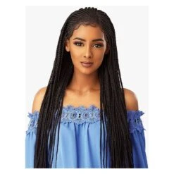 Sensationnel Cloud 9 13x5 Synthetic Lace Front Wig - Side Part Cornrow