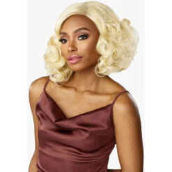 Sensationnel What Lace 13×6 HD Human‑Hair‑Blend Wig – Talisa 12″ -Beauty Exchanges sensationnel cloud 9 what lace human hair blend 13x6 hd lace front wig talisa 12 401353