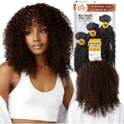 Sensationnel Curls Kinks & Co. Synthetic Weave – Burmese Curl Multipack