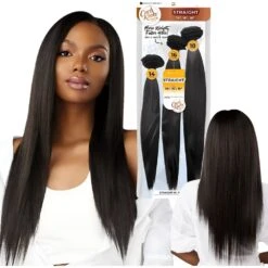 Sensationnel Curls Kinks & Co 100% Premium Fiber Multipack - Straight