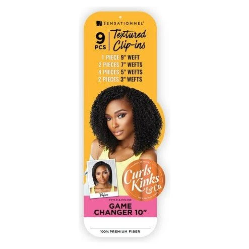 Sensationnel Curls Kinks & Co Synthetic Clip Ins - Game Changer 10" 4 Sensationnel Curls Kinks & Co Synthetic Clip Ins - Game Changer 10" - Image 2
