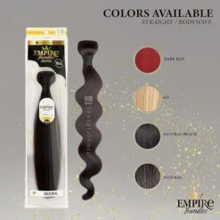 Sensationnel Empire 10A 100% Human Hair Body Wave - 10” To 28” 18 Sensationnel Empire 10A 100% Human Hair Body Wave - 10” To 28” -Beauty Exchanges sensationnel empire 10a virgin human hair straight natural black sleek tangle free 12 to 28 405347 1