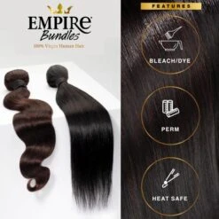 Sensationnel Empire 10A 100% Human Hair Body Wave - 10” To 28” 15 Sensationnel Empire 10A 100% Human Hair Body Wave - 10” To 28” -Beauty Exchanges sensationnel empire 10a virgin human hair straight natural black sleek tangle free 12 to 28 927105 1