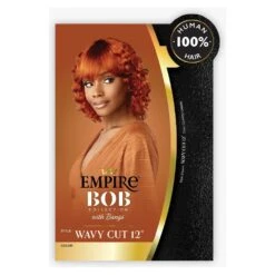 Sensationnel Empire Bob Collection 100% Human Hair Full Wig - Wavy Cut 12" -Beauty Exchanges sensationnel empire bob collection 100 human hair full wig wavy cut 12 673731
