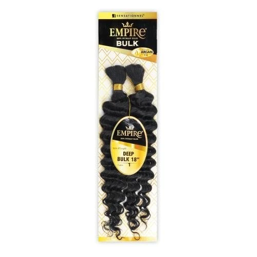 Sensationnel Empire Bulk Braiding – Deep Human Hair Braids 18" 3 Sensationnel Empire Bulk Braiding – Deep Human Hair Braids 18"