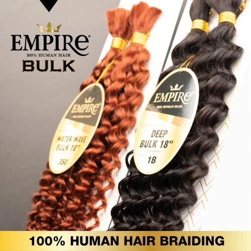 Sensationnel Empire Bulk Braiding – Deep Human Hair Braids 18" 5 Sensationnel Empire Bulk Braiding – Deep Human Hair Braids 18" - Image 3