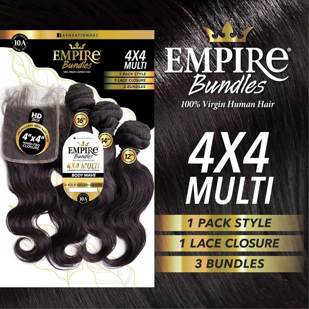 Sensationnel Empire Bundles 100% Human Hair Straight Blonde - 10"–18" 5 Sensationnel Empire Bundles 100% Human Hair Straight Blonde - 10"–18" - Image 3