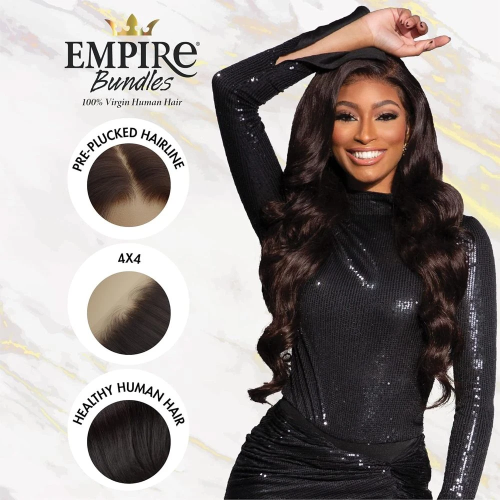 Sensationnel Empire Bundles 100% Human Hair Straight Blonde - 10"–18" 4 Sensationnel Empire Bundles 100% Human Hair Straight Blonde - 10"–18" - Image 2