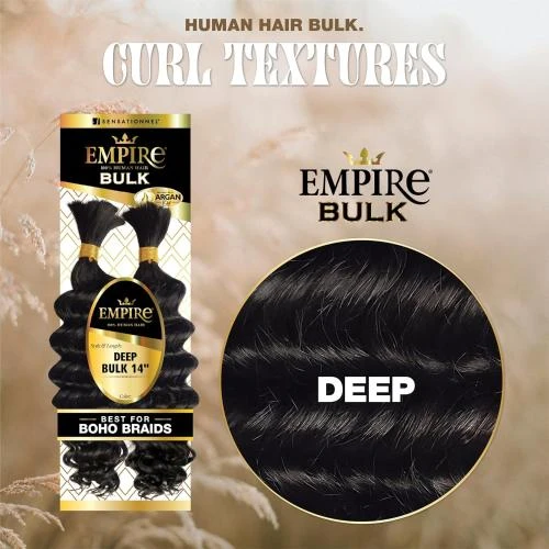 Sensationnel Empire Human Hair – Deep Bulk 14" 5 Sensationnel Empire Human Hair – Deep Bulk 14" - Image 3