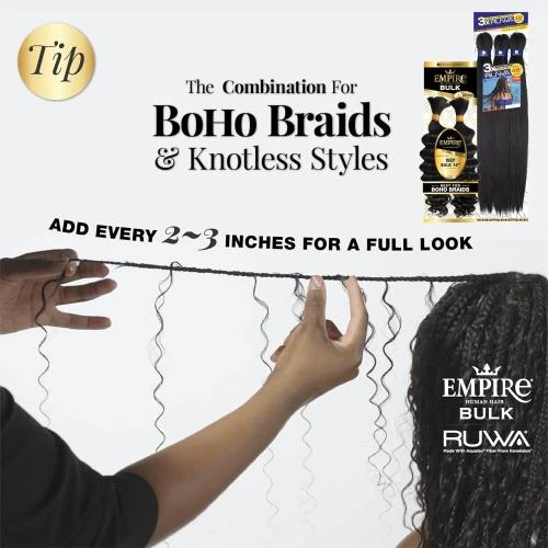 Sensationnel Empire Human Hair – Deep Bulk 14" 6 Sensationnel Empire Human Hair – Deep Bulk 14" - Image 4