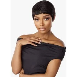 Sensationnel Empire Human Hair Salt & Pepper Full Wig - Evie -Beauty Exchanges sensationnel empire human hair salt pepper full wig evie 247472