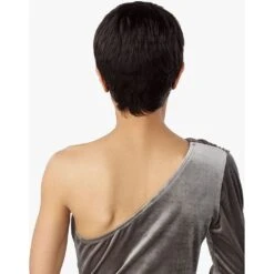 Sensationnel Empire Human Hair Salt & Pepper Full Wig - Evie -Beauty Exchanges sensationnel empire human hair salt pepper full wig evie 709851