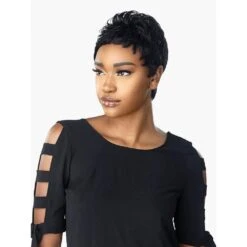 Sensationnel Empire Human Hair Wig – Mona Salt & Pepper