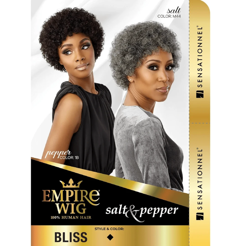 Sensationnel Empire Human Hair Wig Salt And Pepper - Bliss 9 Sensationnel Empire Human Hair Wig Salt And Pepper - Bliss - Image 7