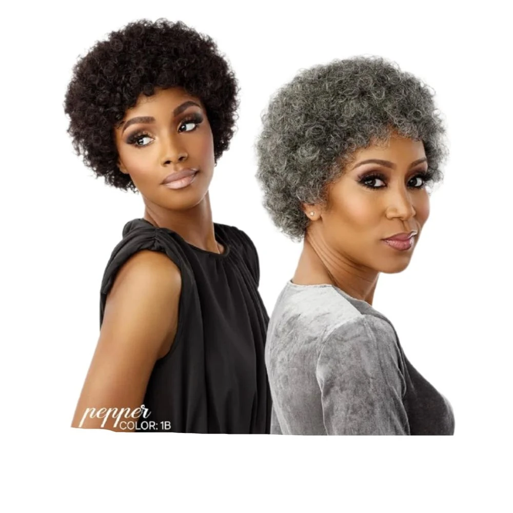 Sensationnel Empire Human Hair Wig Salt And Pepper - Bliss 3 Sensationnel Empire Human Hair Wig Salt And Pepper - Bliss