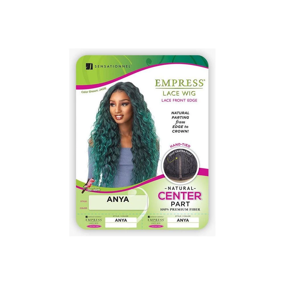 Sensationnel Empress Natural Center Part Synthetic Lace Front Edge Wig - Anya 4 Sensationnel Empress Natural Center Part Synthetic Lace Front Edge Wig - Anya - Image 2