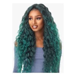 Sensationnel Empress Natural Center Part Synthetic Lace Front Edge Wig - Anya