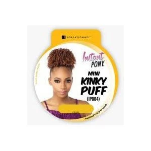 Sensationnel Instant Pony Drawstring Ponytail - Mini Kinky Puff 8 Sensationnel Instant Pony Drawstring Ponytail - Mini Kinky Puff - Image 6