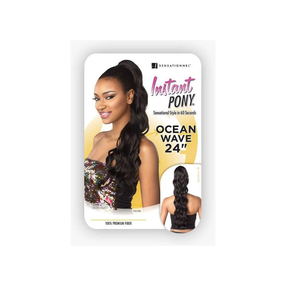 Sensationnel Instant Pony Synthetic Drawstring Ponytail - Ocean Wave 8 Sensationnel Instant Pony Synthetic Drawstring Ponytail - Ocean Wave - Image 6