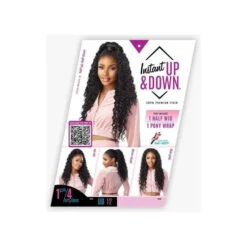 Sensationnel Instant Up & Down Synthetic Ponytail & Half Wig- UD 12 11 Sensationnel Instant Up & Down Synthetic Ponytail & Half Wig- UD 12 -Beauty Exchanges sensationnel instant up down synthetic ponytail half wig ud 12 151507