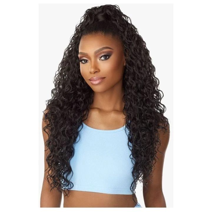 Sensationnel Instant Up & Down Synthetic Ponytail & Half Wig- UD 16 3 Sensationnel Instant Up & Down Synthetic Ponytail & Half Wig- UD 16