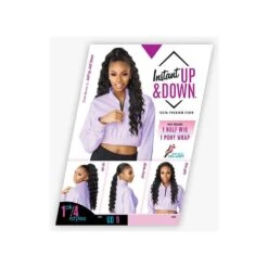Sensationnel Instant Up & Down Synthetic Ponytail & Half Wig - UD 9 -Beauty Exchanges sensationnel instant up down synthetic ponytail half wig ud 9 231455