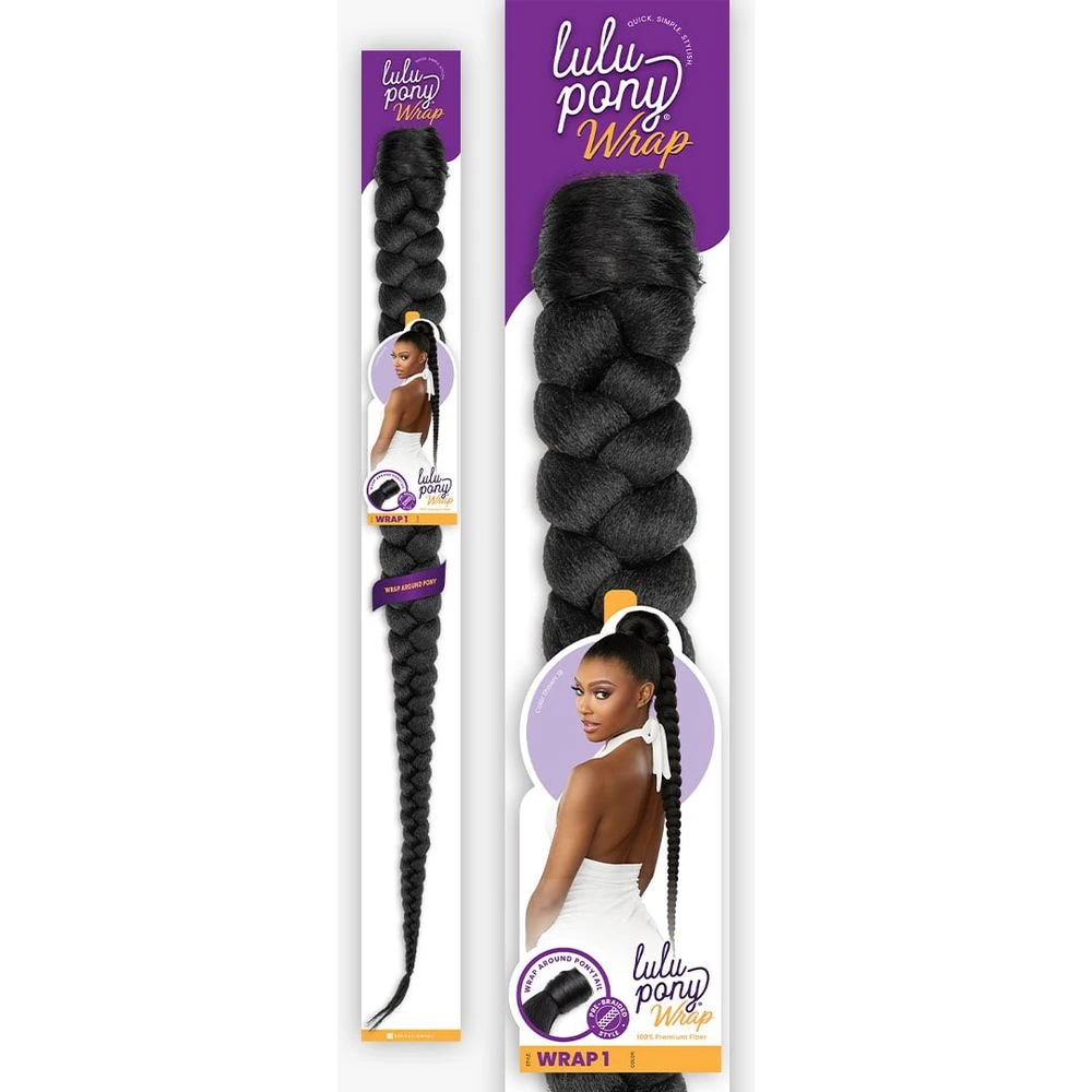 Sensationnel Lulu Pony Synthetic Wrap Ponytail - Wrap 01 10 Sensationnel Lulu Pony Synthetic Wrap Ponytail - Wrap 01 - Image 8