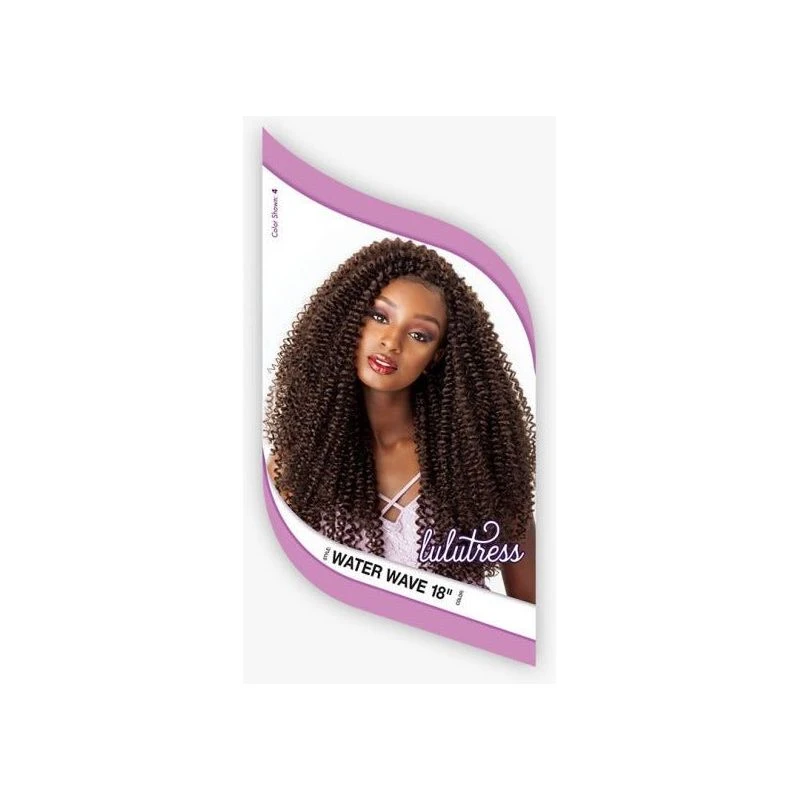 Sensationnel Lulutress Crochet Braiding Hair - Water Wave 18" 4 Sensationnel Lulutress Crochet Braiding Hair - Water Wave 18" - Image 2