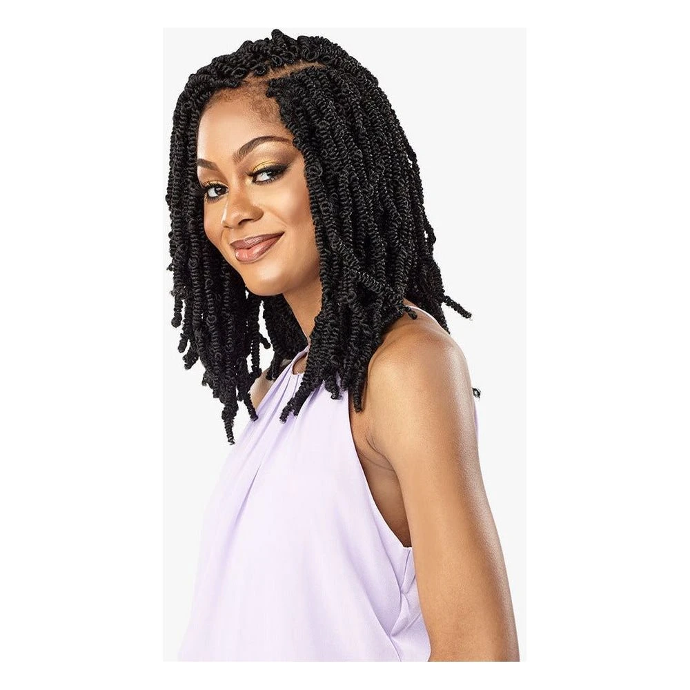 Sensationnel Lulutress Pre-Fluffed Crochet Braid 3X Afro Twist 16" 7 Sensationnel Lulutress Pre-Fluffed Crochet Braid 3X Afro Twist 16" - Image 5
