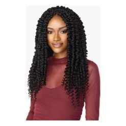 Sensationnel Lulutress Pre-Looped Crochet Braid 2x Chunky Passion Twist 18"