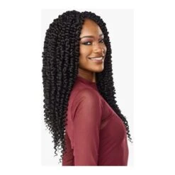 Sensationnel Lulutress Pre-Looped Crochet Braid 2x Chunky Passion Twist 18" -Beauty Exchanges sensationnel lulutress pre looped crochet braid 2x chunky passion twist 18 650164