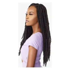Sensationnel Lulutress 2X Skinny Butterfly Locs – 18" -Beauty Exchanges sensationnel lulutress pre looped crochet braid 2x skinny butterfly locs 18 668091