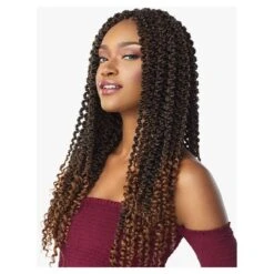 Sensationnel Lulutress Pre-Looped Crochet Braid 3X 3D Passion Twist 18" -Beauty Exchanges sensationnel lulutress pre looped crochet braid 3x 3d passion twist 18 447728
