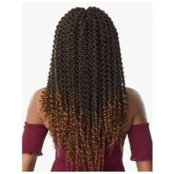 Sensationnel Lulutress Pre-Looped Crochet Braid 3X 3D Passion Twist 18" -Beauty Exchanges sensationnel lulutress pre looped crochet braid 3x 3d passion twist 18 871361