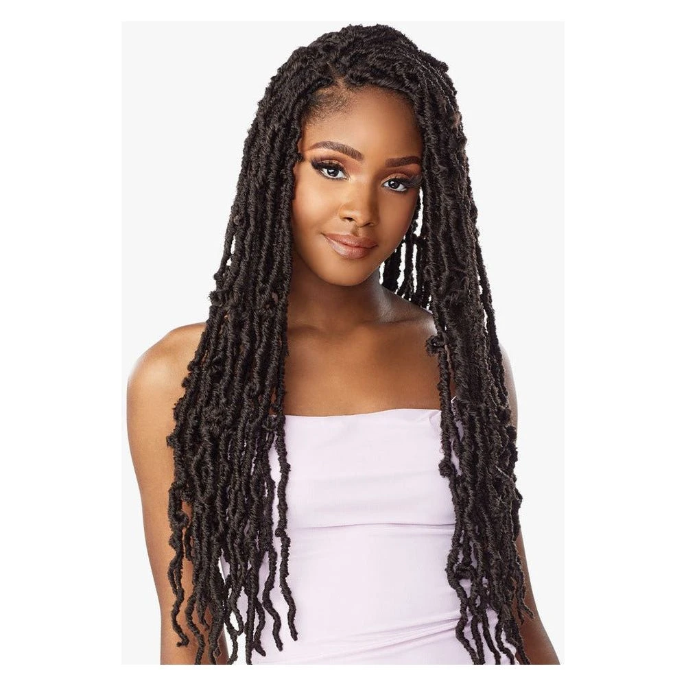 Sensationnel Lulutress Pre-Looped Crochet Braid 3x Distressed Locs 24" 3 Sensationnel Lulutress Pre-Looped Crochet Braid 3x Distressed Locs 24"
