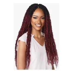 Sensationnel Lulutress Pre-Looped Crochet Braid Skinny 2x Passion Twist 24"
