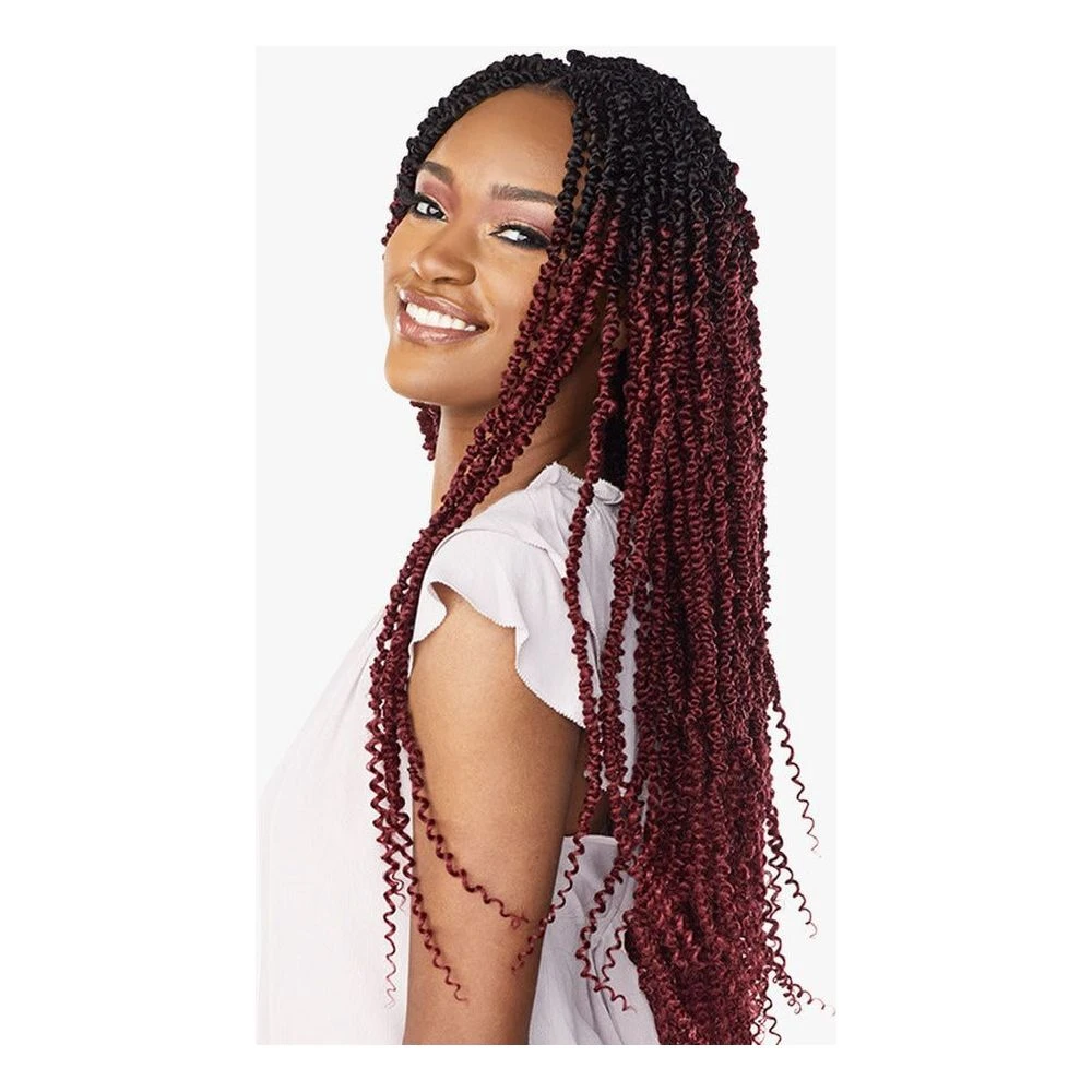 Sensationnel Lulutress Pre-Looped Crochet Braid Skinny 2x Passion Twist 24" 5 Sensationnel Lulutress Pre-Looped Crochet Braid Skinny 2x Passion Twist 24" - Image 3