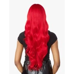 Sensationnel Shear Muse HD Lace Wig – Danisha -Beauty Exchanges sensationnel shear muse danisha red krush hd lace wig bold red shades pre plucked hairline glueless fit one size 691744