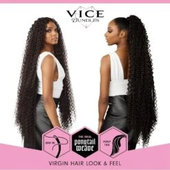 Sensationnel Vice Bundles – Boho Curl 36" 12 Sensationnel Vice Bundles – Boho Curl 36" -Beauty Exchanges sensationnel vice bundles boho curl 36 extra long synthetic virgin hair dupe weave sew in or ponytail ready 901632