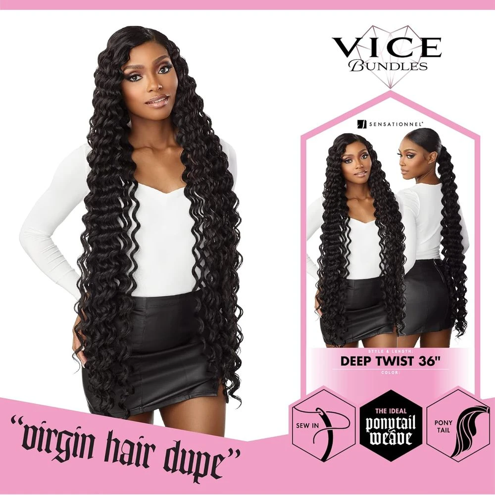 Sensationnel Vice Synthetic Bundles – Deep Twist 36" 5 Sensationnel Vice Synthetic Bundles – Deep Twist 36" - Image 3