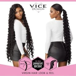 Sensationnel Vice Synthetic Bundles – Deep Twist 36" 12 Sensationnel Vice Synthetic Bundles – Deep Twist 36" -Beauty Exchanges sensationnel vice bundles deep twist 36 virgin hair dupe weave long synthetic twist curl for sew in ponytail styles 965256