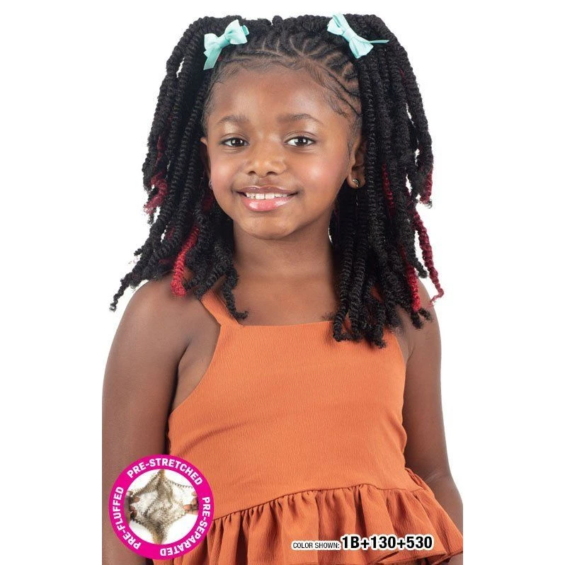 Shake N Go Freetress 3X Kids Synthetic Braid - Pre-Fluffed Poppin' Twist 12" 5 Shake N Go Freetress 3X Kids Synthetic Braid - Pre-Fluffed Poppin' Twist 12" - Image 3